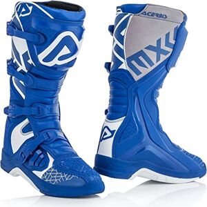 Acerbis Homme Stivale X-team Blu/Bianco T.44 Knee High Boot, Bleu Profond Blanc, 44 EU - Publicité