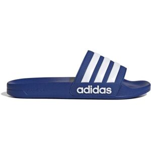 Tongs Adidas Adilette Shower Slides - blue/white/blue bleu 47 unisex - Publicité