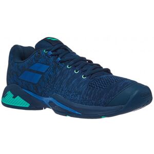 Chaussures de tennis pour hommes Babolat Propulse Blast All Court Men - dark blue/viridian green bleu marine 46,5 male - Publicité