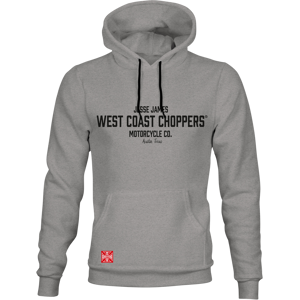 West Coast Choppers Sweat à Capuche West Coast Choppers Austin Gris -