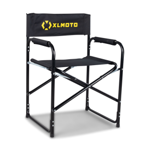 XLMOTO Chaise Pliante XLMOTO Champ Depot Noire -