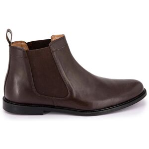 Bottines chelsea Liam en cuir élastiquée marron Homme CHRISTIAN LAURIER - Publicité