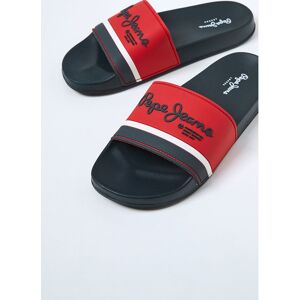 Pepe Jeans Slider Portobello Flip Flops Rouge EU 43 Homme Rouge EU 43 male