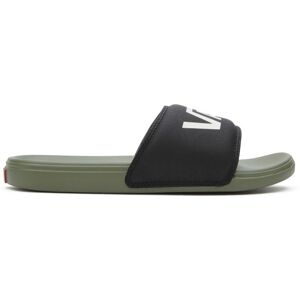 Vans - La Costa Slide-On - Sandales taille 9, noir/vert olive - Publicité