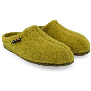 Haflinger - Walktoffel Alaska - Chaussons taille 45, vert olive - Publicité