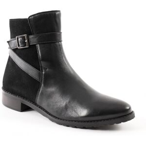 Blancheporte Boots en cuir à boucle - Blancheporte Noir 40