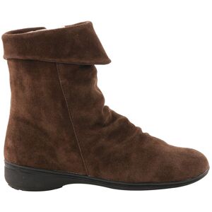 Blancheporte Boots fourrées en croûte de cuir - Blancheporte Marron 37