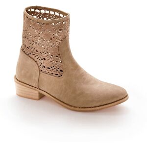 Blancheporte Boots macramé - Blancheporte Taupe 39