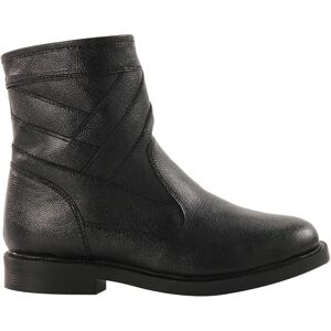 Botillons zippes cuir fourres laine - jusqu'au 46 - BlancheporteUltra confortables, favoris des pieds frileux, ces botillons en cuir fourres de laine melangee sont disponibles jusqu'a la taille 46 !46Noir