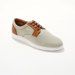 Derbies laces bi-matiere toile et cuir - BlancheporteJeu de decoupes, contraste des matieres et ligne harmonieuse... Pour accompagner tous les looks urbains de la saison, les derbies offrent un confort parfait et un style sans faux pas.39Beige