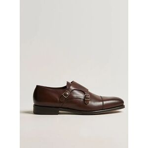 Loake 1880 Cannon Monkstrap Dark Brown Burnished Calf