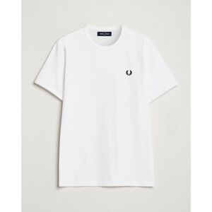 Fred Perry Ringer Crew Neck Tee White