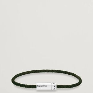 LE GRAMME Nato Cable Bracelet KhakiSterling Silver 7g