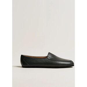 John Lobb Hampton Travel Slipper Black Lamb Leather