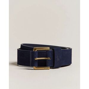 Polo Ralph Lauren Suede Belt Navy