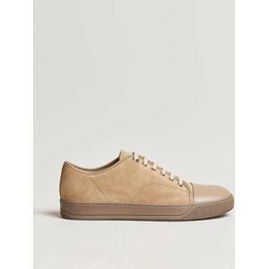 Lanvin Nappa Cap Toe Sneaker Light Brown