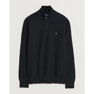 Polo Ralph Lauren Textured Half-Zip Polo Black