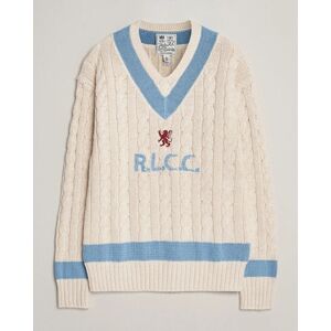 Polo Ralph Lauren Cotton/Cashmere Cricket Knitted Sweater Parchment Cr