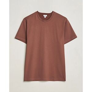 Sunspel Riviera Midweight Tee Brown