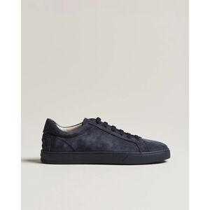 Tod's Cassetta Lacciata Sneaker Navy Suede