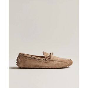 Brunello Cucinelli Laced Carshoe Beige Suede