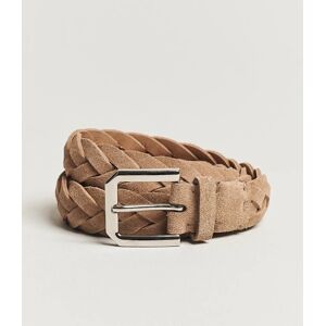 Brunello Cucinelli Braided Belt Desert Suede