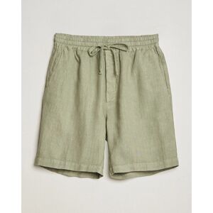 Altea Linen Drawstring Shorts Olive