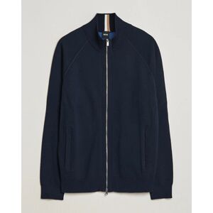 Boss BLACK Perrone Knitted Full-Zip Dark Blue