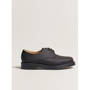 Solovair 3 Eye Gibson Shoe Black Grain