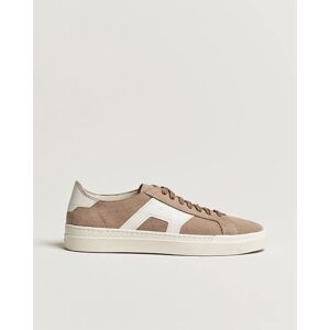 Santoni Double Buckle Sneakers Grey Suede