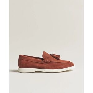 Boss BLACK Sienne Tassle Loafer Suede Open Brown