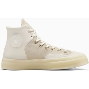 Converse Baskets Chuck 70 Marquis blanc cassé et taupe en canevas et en suède - US 8.5 - Publicité