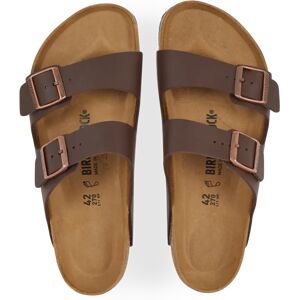 Birkenstock Arizona Birko Flor Dark Brown marron 40 homme