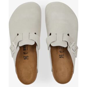 Birkenstock Boston Suede Antique White blanc 41 homme