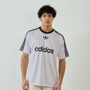 Adidas Originals Tee Shirt Jersey 3 Stripes blanc m homme