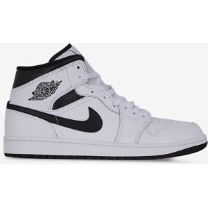 Jordan Air Jordan 1 Mid blanc/noir 44 homme