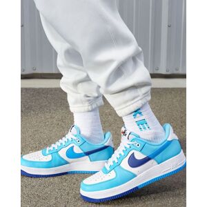 Nike Chaussures Nike Air Force 1 '07 LV8 Blanc & Bleu Homme - DZ2522-100 Blanc & Bleu 11.5 male