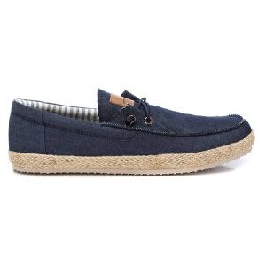 Xti pour homme. 142841 Mocassins 142841 Bleu (40), Tissu, Plat, Lacets, Casuel - Publicité