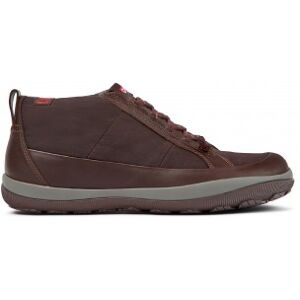 Camper pour homme. K300417-007 Peu Pista GM - Baskets en cuir marron (45), Plat, Lacets, Casuel - Publicité