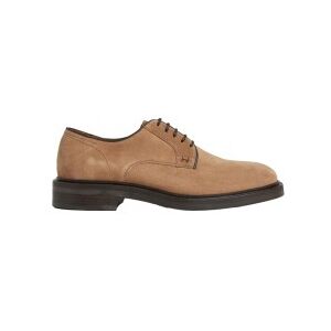 Hackett London pour homme. HMS21307 Egmont Classic shoes light brown (42), Cuir, Marron, Plat, Lacets, Casuel, Classique - Publicité