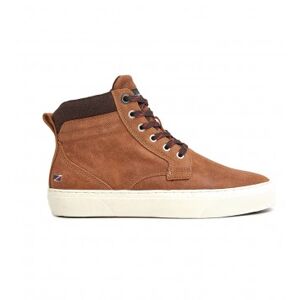 Pepe Jeans pour homme. PMS30998 Baskets en cuir marron Yogi Boot (44), Plat, Lacets, Casuel - Publicité