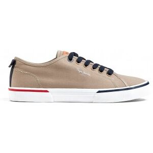 Pepe Jeans pour homme. PMS30811 Trainers Retro Kenton marron (45), Tissu, Plat, Lacets, Casuel, Durable - Publicité