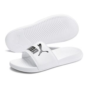 Puma pour homme. 37227902 Tongs Popcat 20 blanc (46), Plat, Aucun, Casuel, Beachwear - Publicité