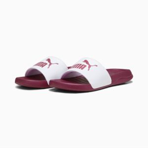 Puma pour homme. 37227937 Tongs Popcat 20 lilas, blanc (46), Plat, Aucun, Casuel, Violet, Beachwear - Publicité