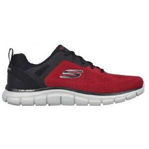 Skechers pour homme. 232698 Chaussures Track Broader rouges, noires (44), Plat, Lacets, Casuel - Publicité