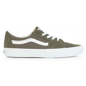 Vans pour homme. VN0009QRBXV1 Baskets en daim Sk8-Low vert (46), Plat, Cuir, Lacets, Casuel - Publicité