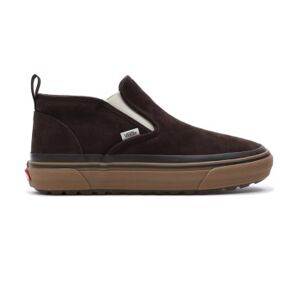 Vans pour homme. VN0A5KQSBK91 Baskets en cuir Ua Mid Slip Mte-1 maroon (44), Plat, Aucun, Casuel, Grenat - Publicité