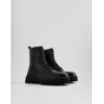 Bershka Bottines À Lacets Semelle Crantée Homme Homme 39 Noir