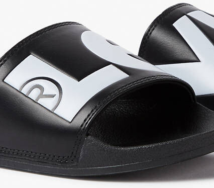 Levi's June Sliders - Homme - Noir / Regular Black