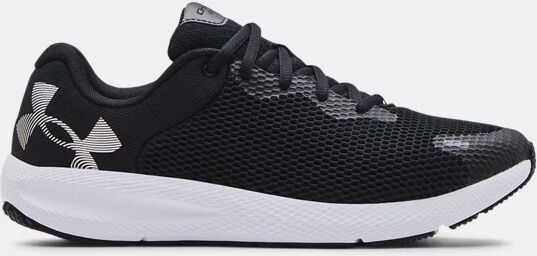 Under Armour Men's UA Charged Pursuit 2 Big Logo Running Shoes Black Size: (6*)